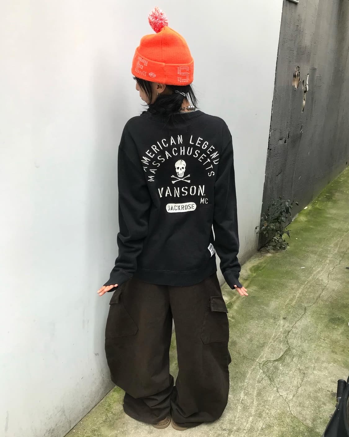 Vanson Skull Embroidery Sweatshirts 상품이미지1
