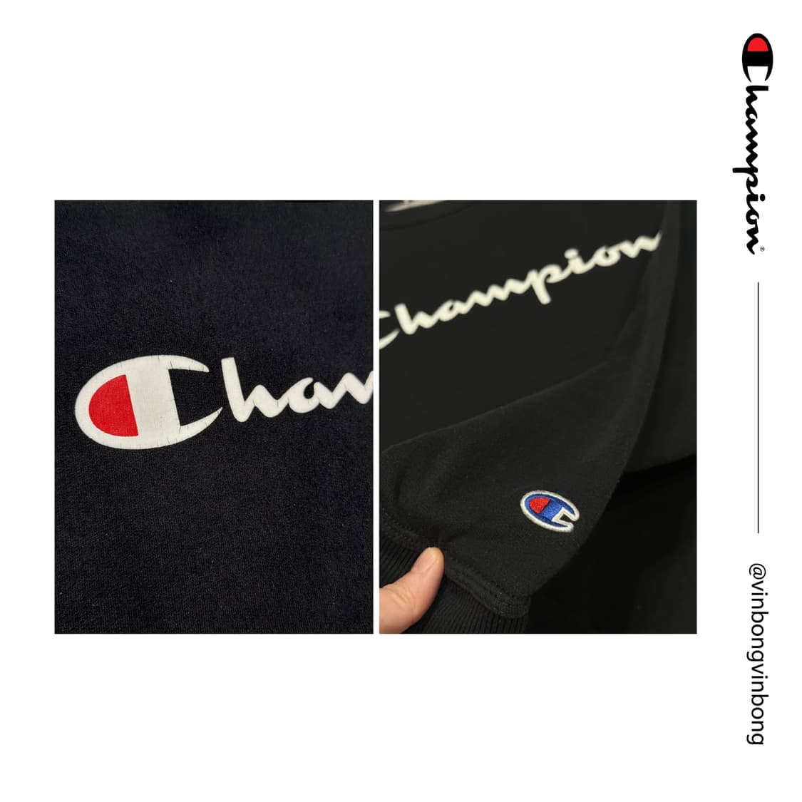 챔피온 레터링 맨투맨 상품이미지4