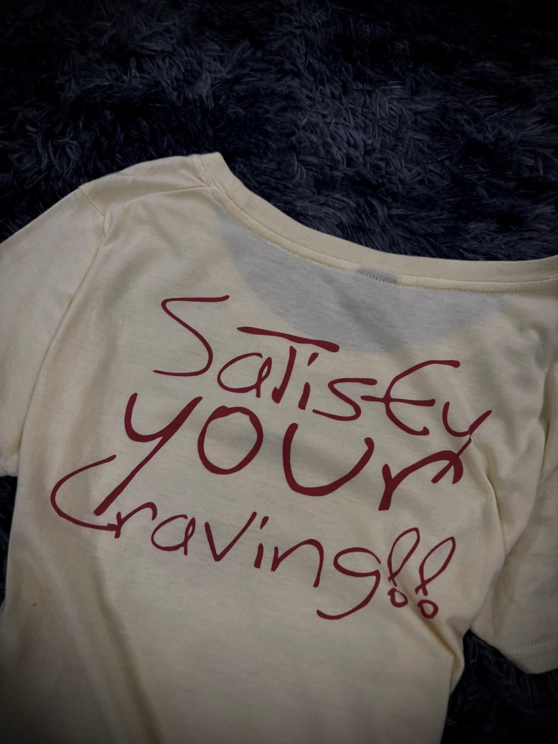 Moussy 연노랑 걸프린팅&레터링 반팔 티셔츠 상품이미지4