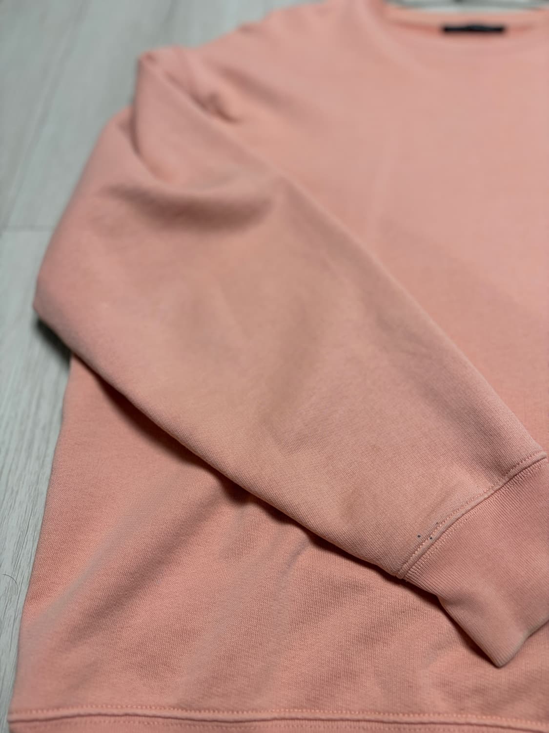 아크네 스튜디오 오버사이즈 맨투맨 핑크 S 상품이미지3