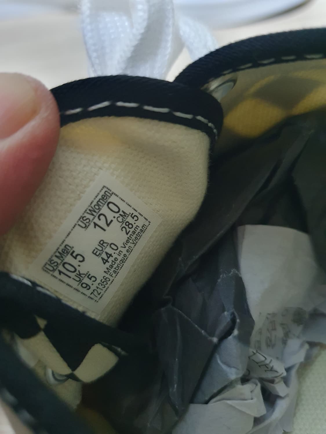 반스 어센틱 체커보드 스니커즈 285 상품이미지10