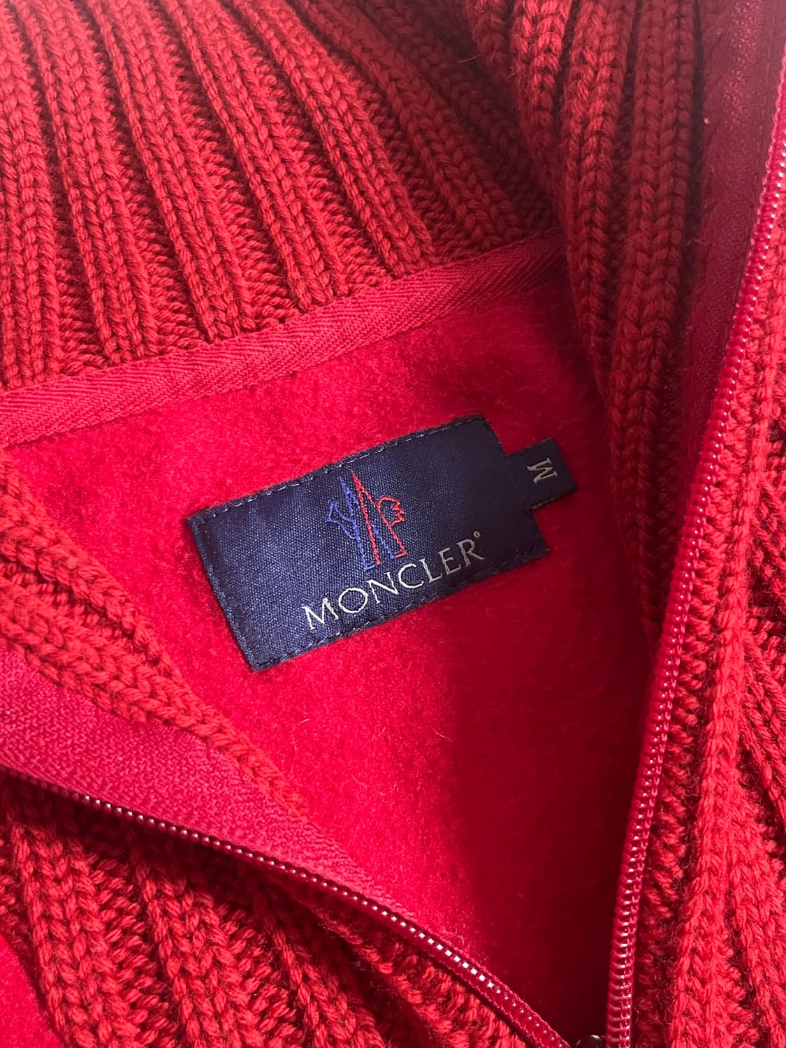 몽클레어 하프 니트집업 상품이미지5