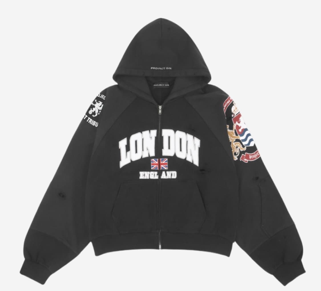Project G/R 런던 후드집업 새상품 급처합니다 상품이미지1