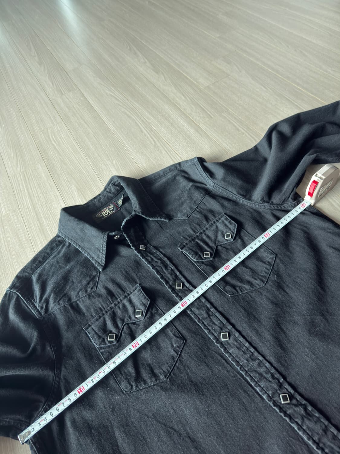 rrl 더블알엘 웨스턴 셔츠 블랙 xl 상품이미지8