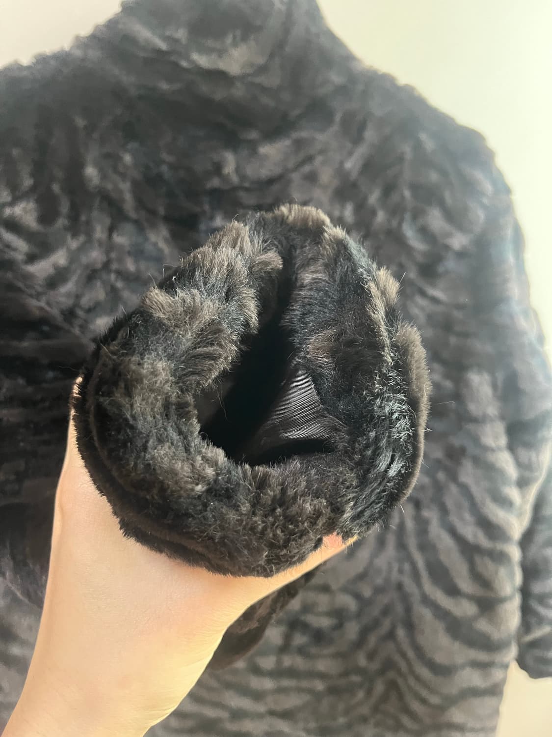 웨이브 퍼 자켓 상품이미지4