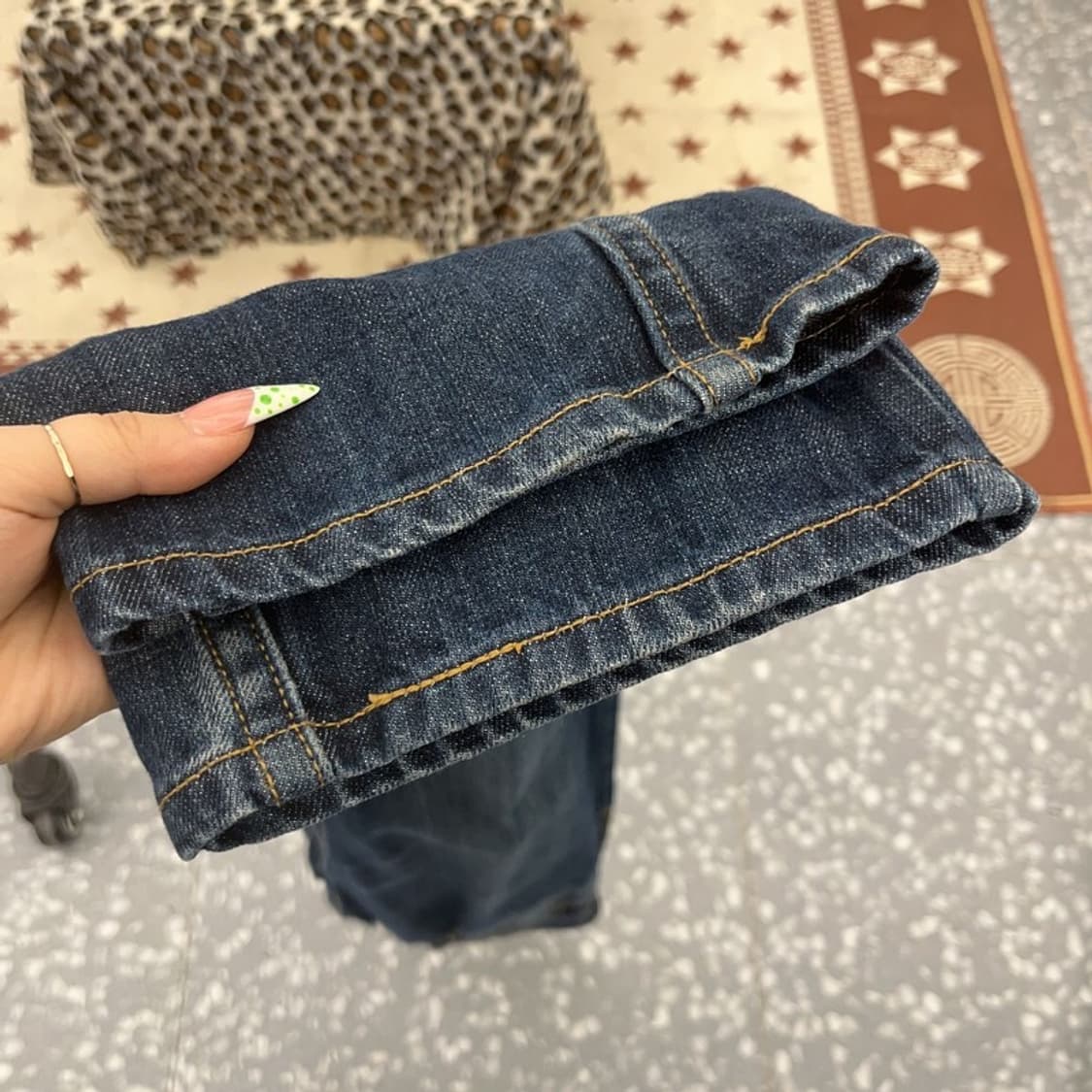 리바이스 빈티지 캐주얼 슬림 스트레이트핏 데님팬츠 32인치 C09215 상품이미지7