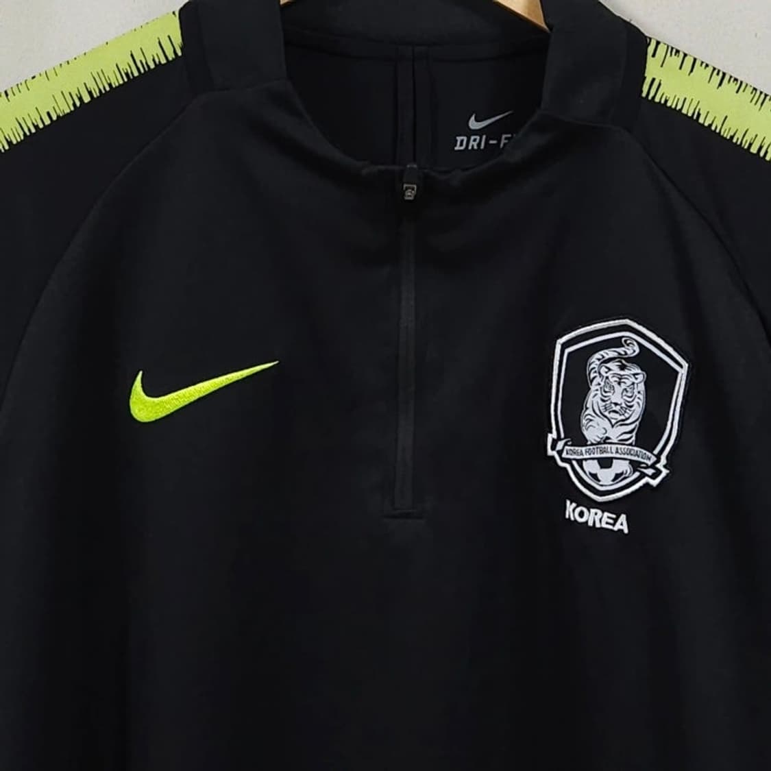 100 Nike 나이키 대한민국 18~20국대 드릴탑 져지 반집업 상품이미지2