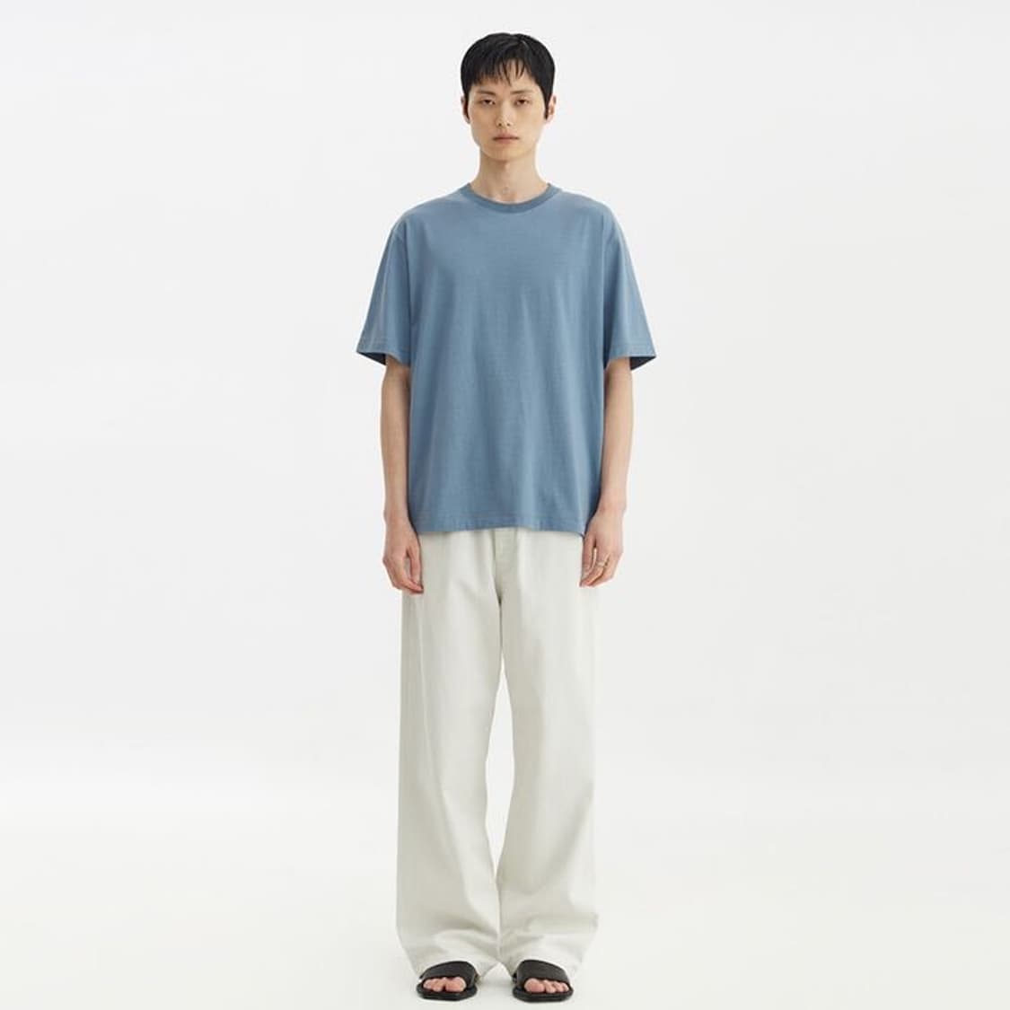 Youth 릴렉스드 티셔츠 블루 M 상품이미지2