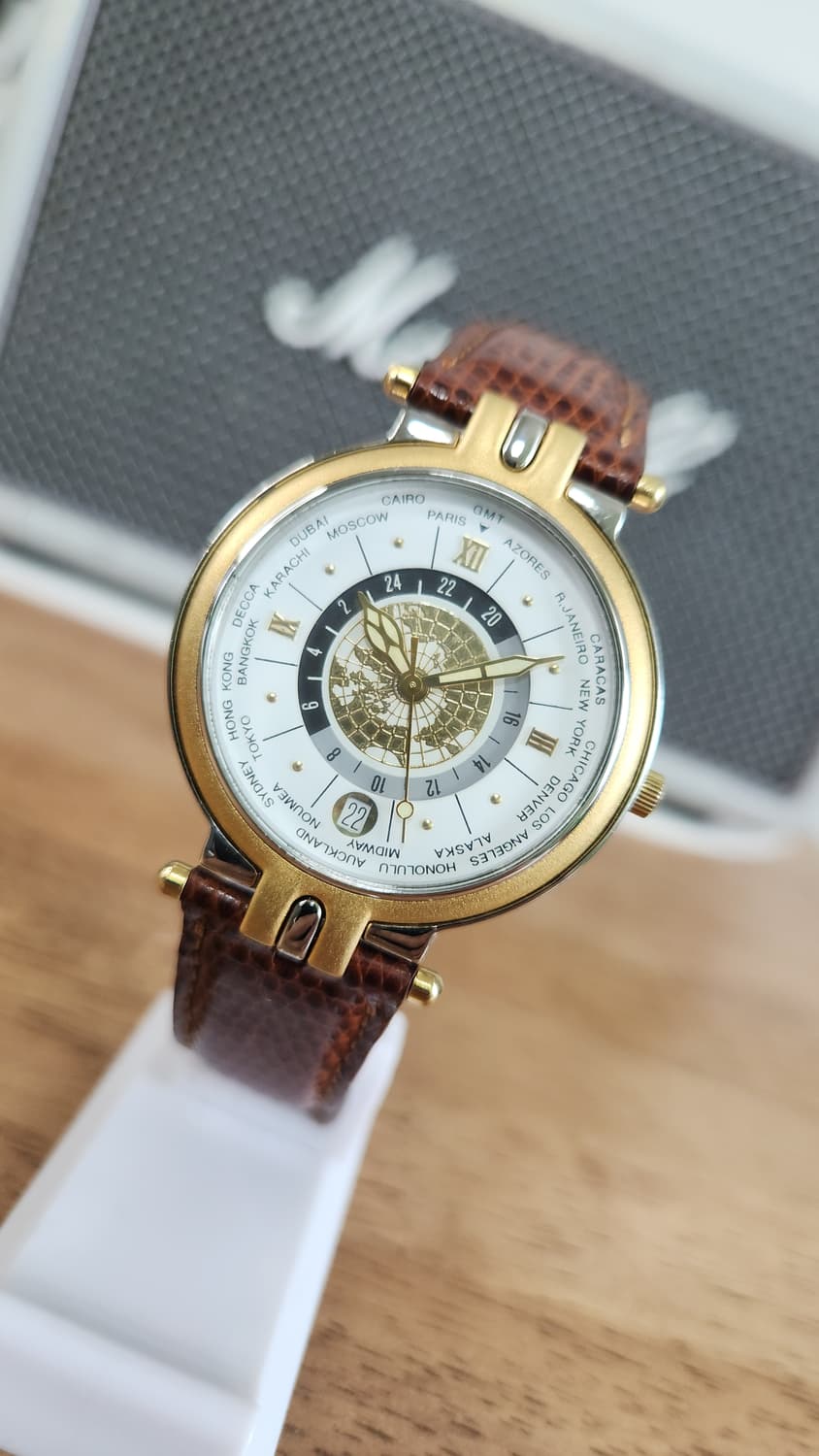 #  ECCO 에코 빈티지 레어 월드타임 명품시계 급처 상품이미지4