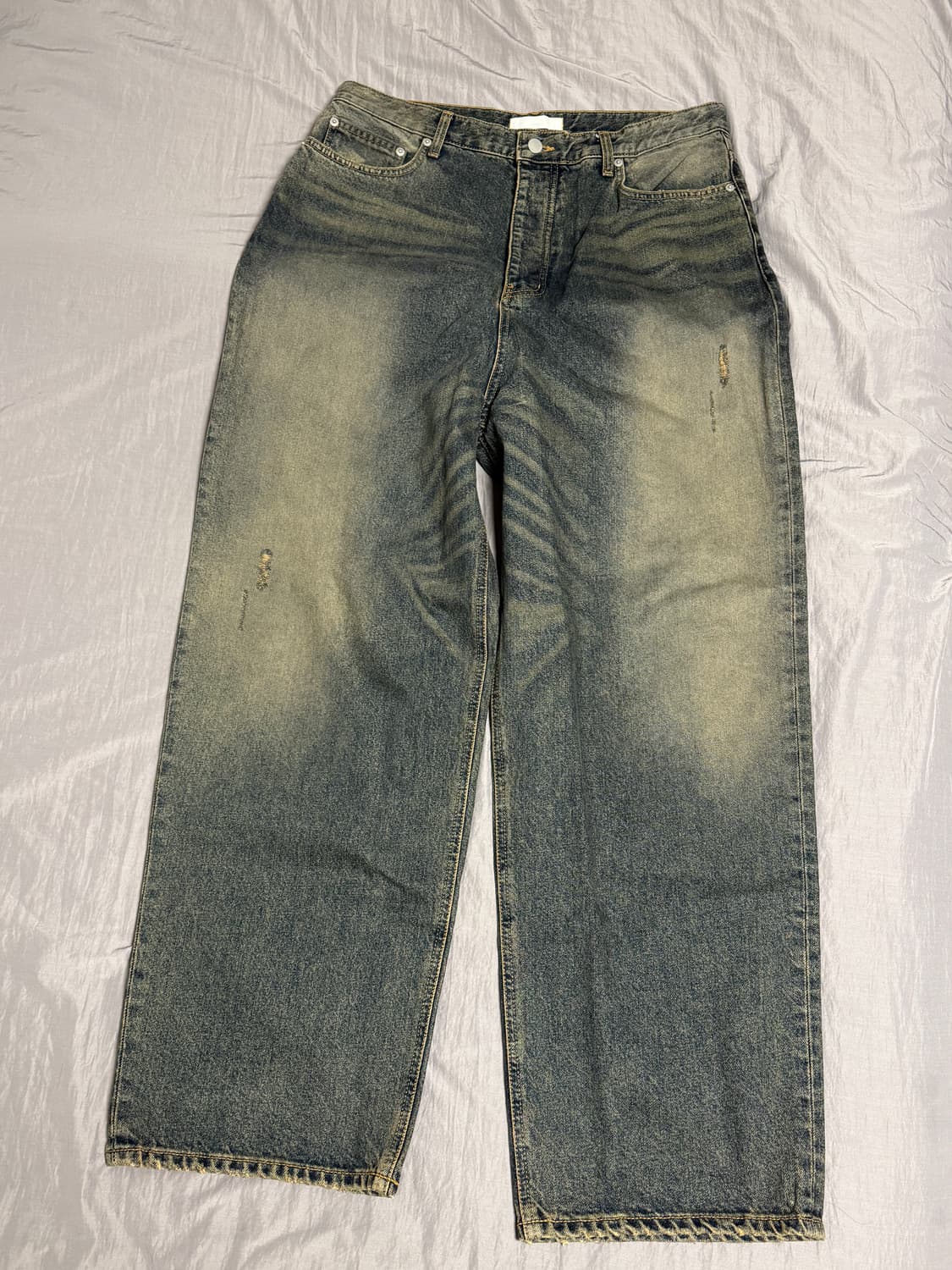 [1] 언더마이카 IEK 워시드 와이드진 상품이미지3