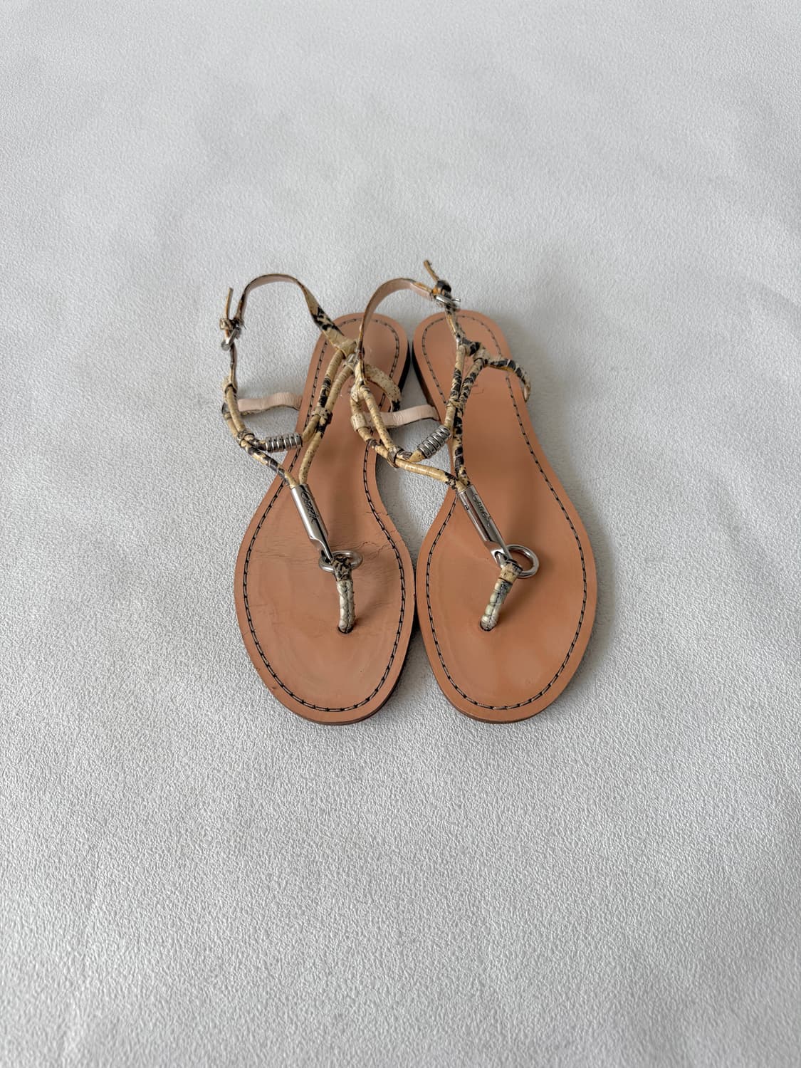 [230]코치(COACH) 파이톤 플리플랍 샌들  상품이미지2