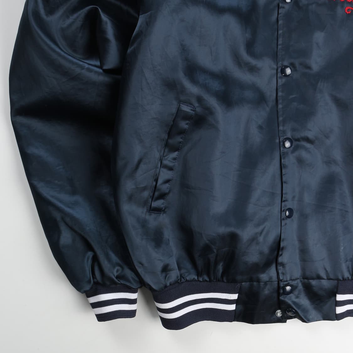 made in USA 새틴 스타디움 자켓   상품이미지4