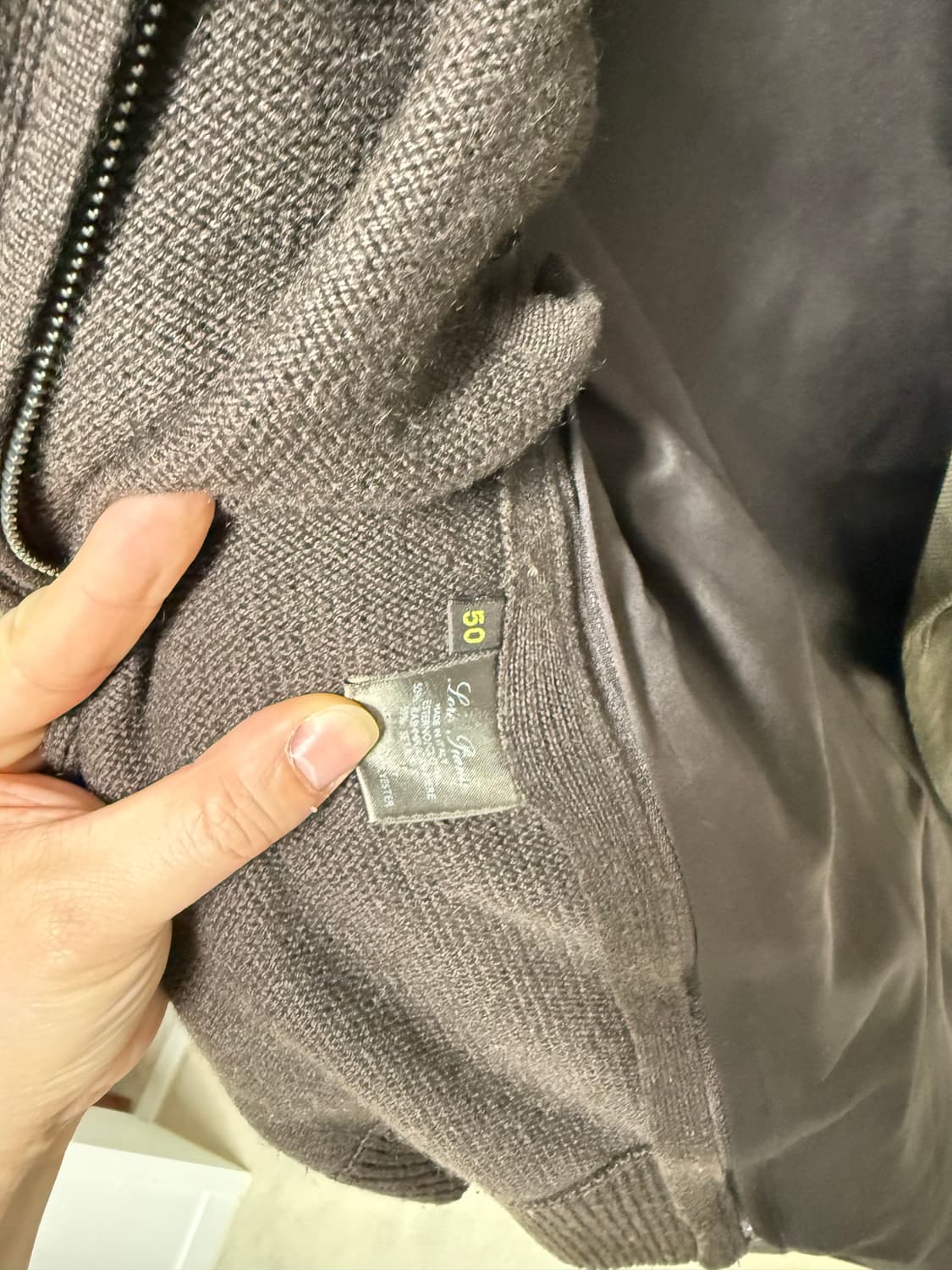 로로피아나 벨벳 자켓 50사이즈 상품이미지9