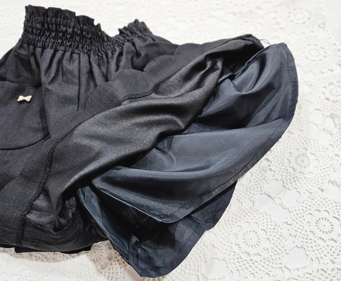 블랙 리본포켓 바지 상품이미지6