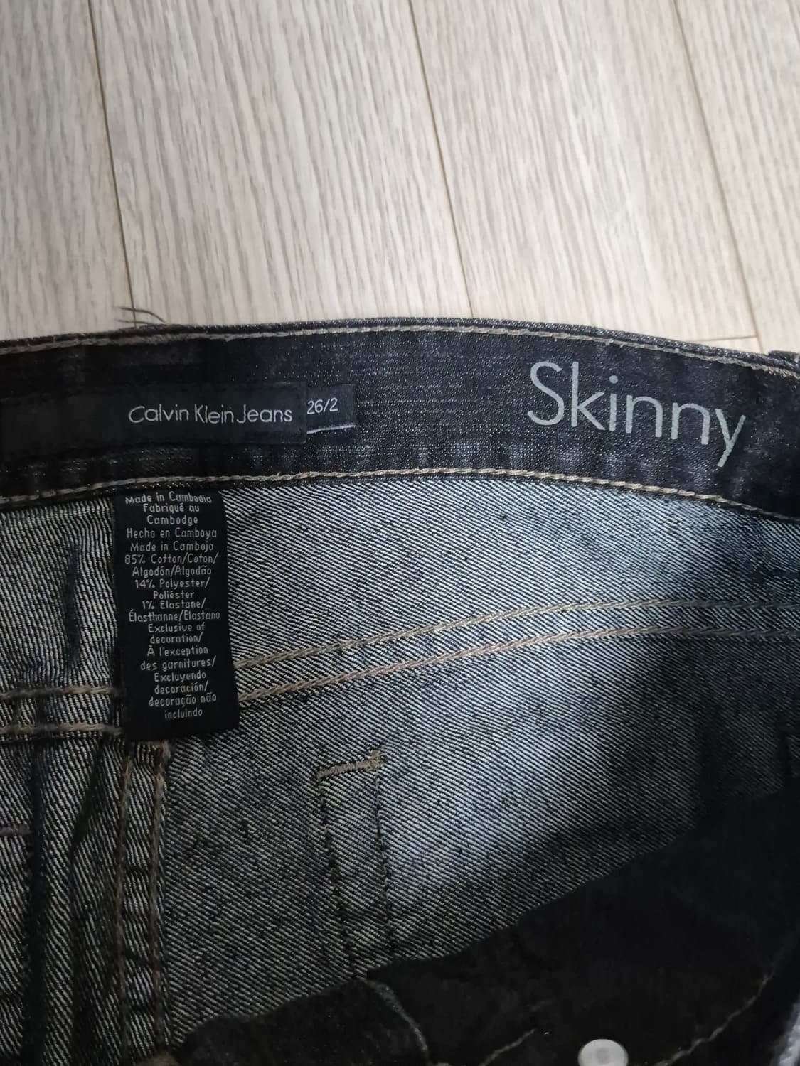 캘빈클라인 블랙 데님 팬츠 상품이미지4