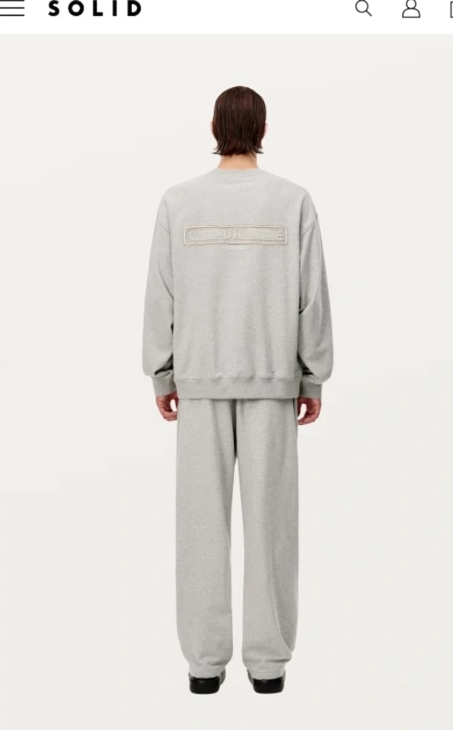 솔리드옴므 우영미 오버핏 티셔츠 맨투맨 100 FW2023 상품이미지3