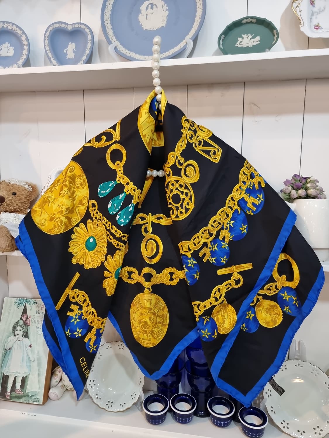 CELINE 셀린느빈티지 실크 스카프 상품이미지5