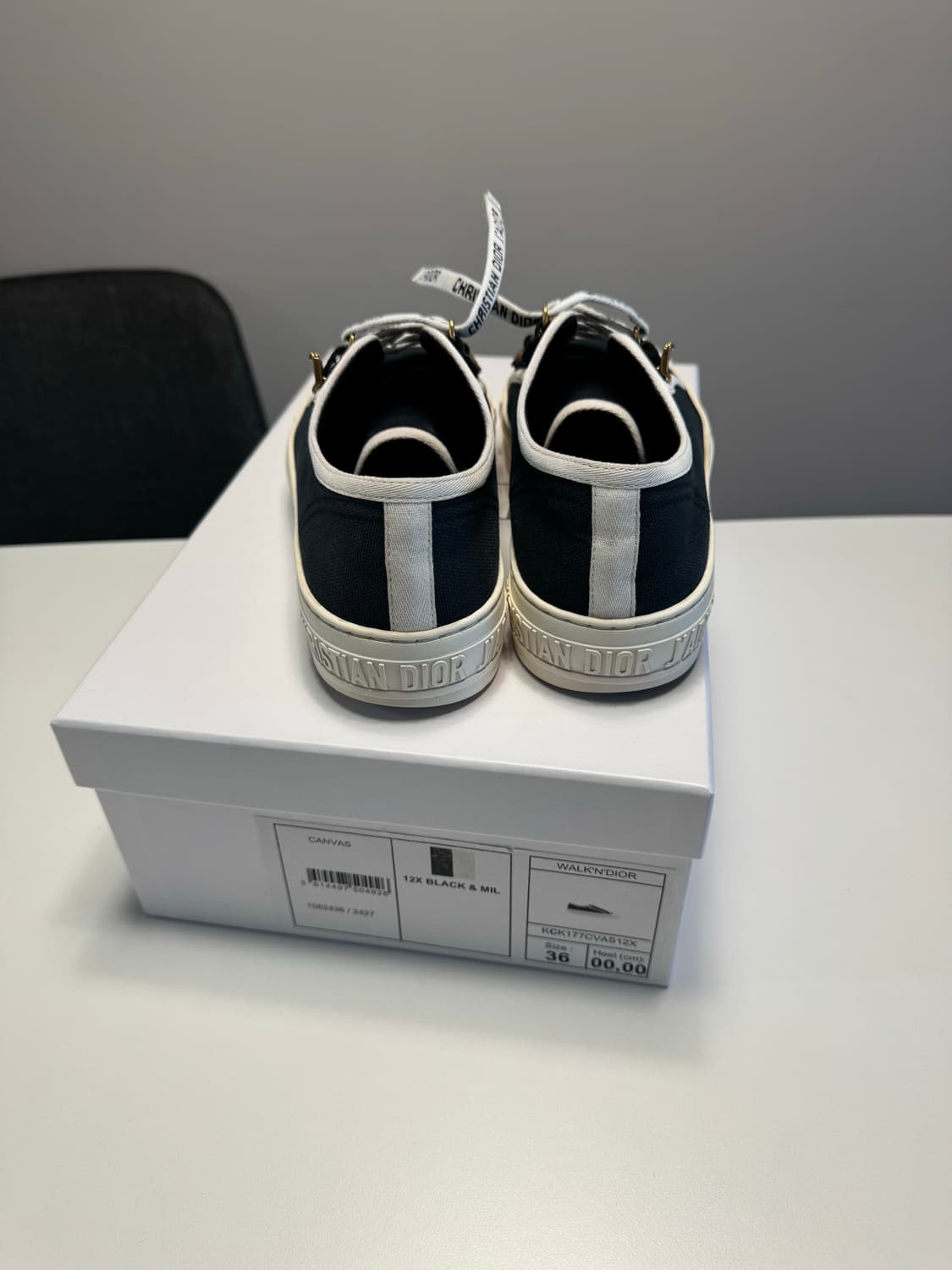 디올 오블리크 국내 백화점 구매 스니커즈 36 상품이미지3
