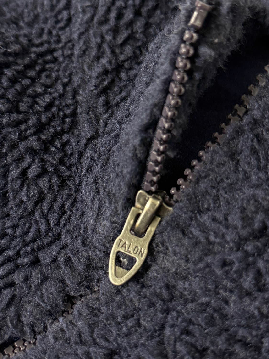 폴로 랄프로렌 오버핏 신형 셰르파 딥네이비 플리스 자켓  상품이미지5