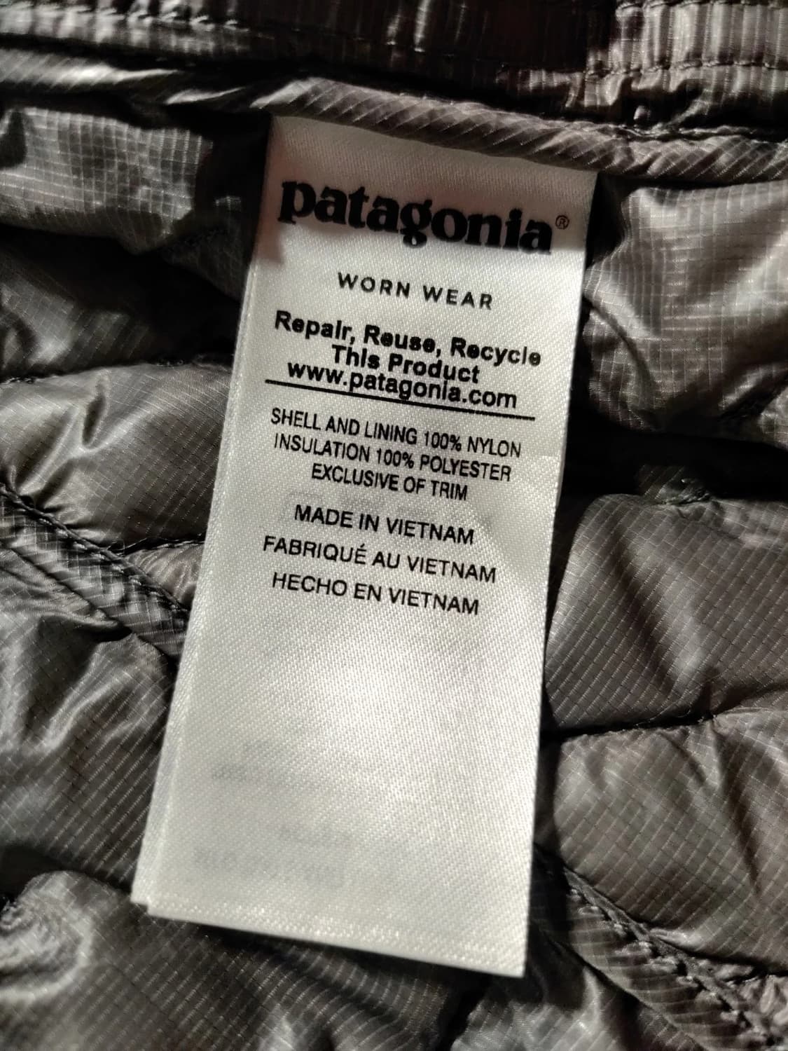 파타고니아 마이크로 퍼프 후디 자켓 포지 그레이 상품이미지7