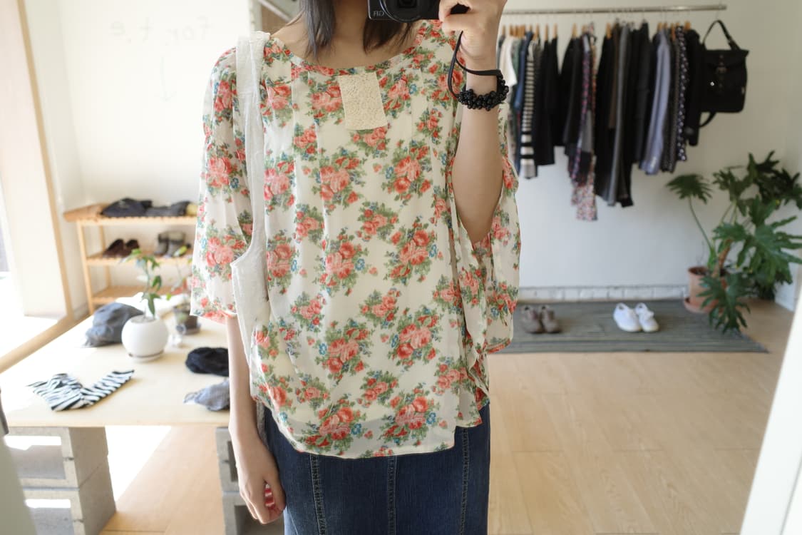 꽃 블라우스 상품이미지2