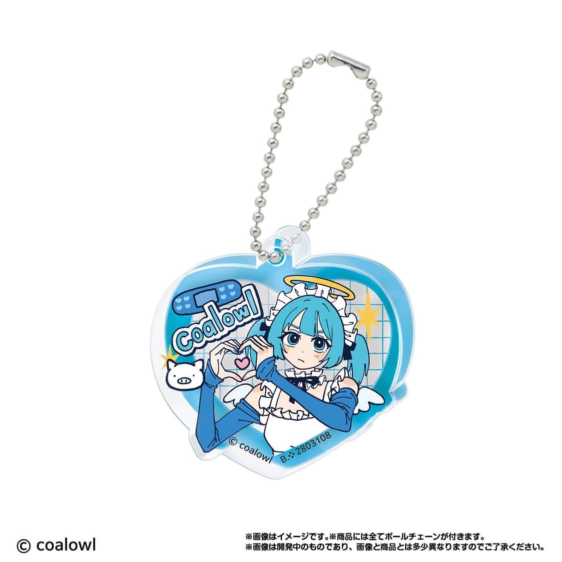 콜아울 coalowl 일본 일러스트 즛토마요 가챠 아크릴 블록 키링 체인 상품이미지4