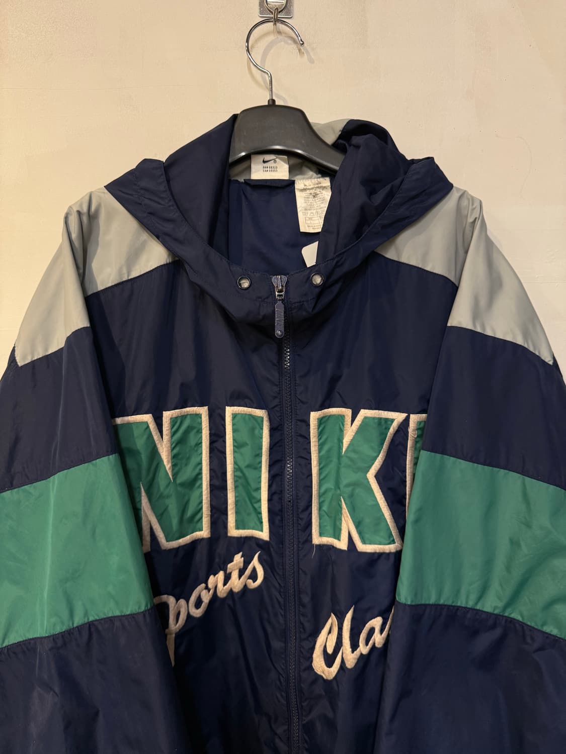 나이키 네이비 올드스쿨 바람막이 상품이미지2