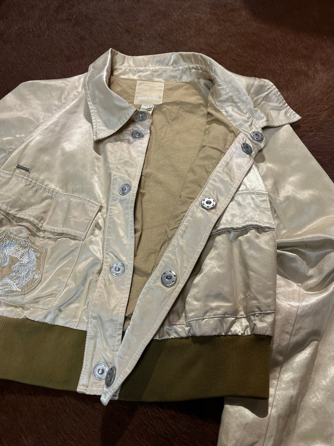 Diesel 디젤 y2k 글로시 빈티지 자켓 상품이미지8