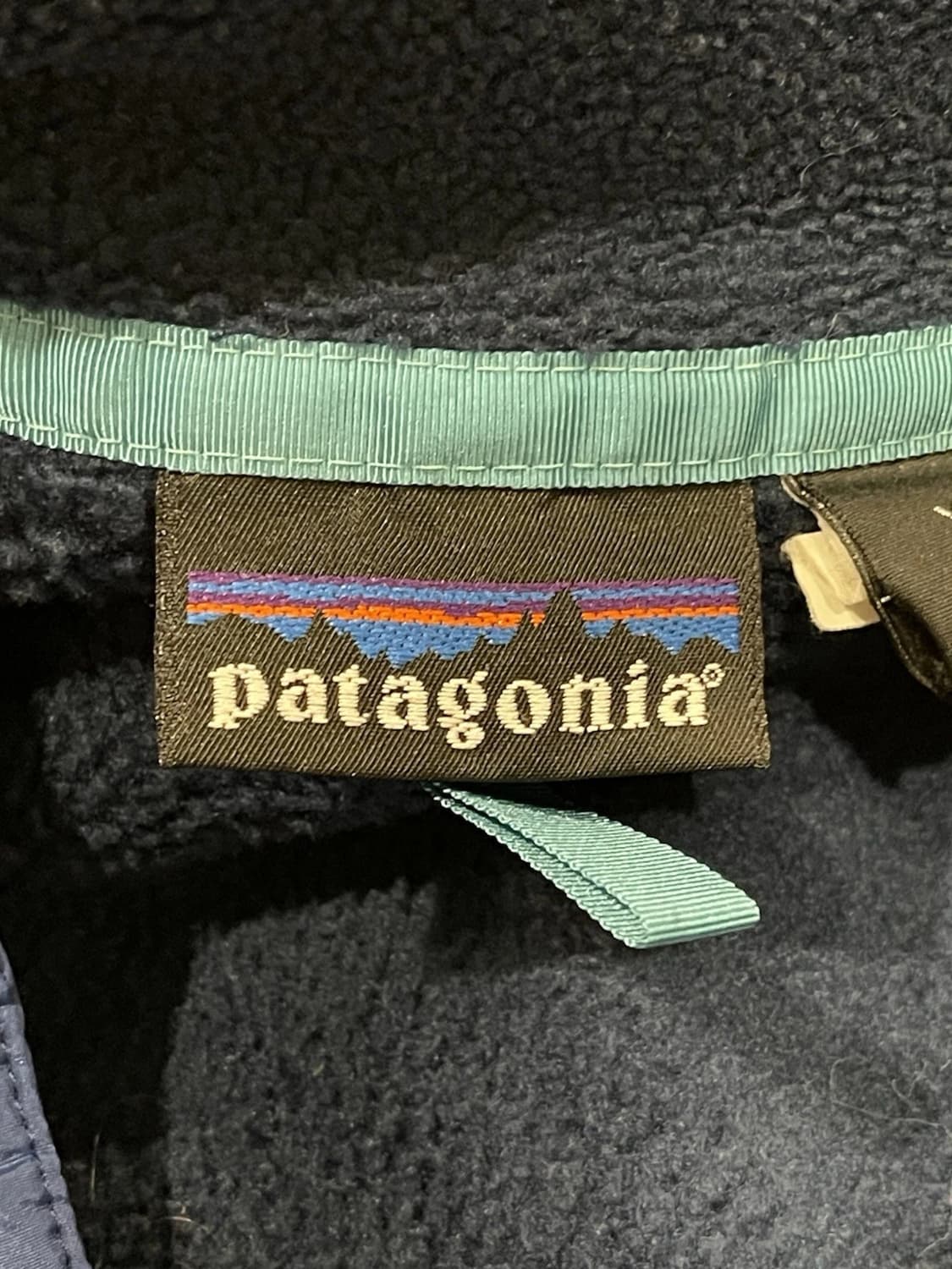 90s USA 파타고니아 신칠라 스냅-T 네이비/블루 상품이미지3