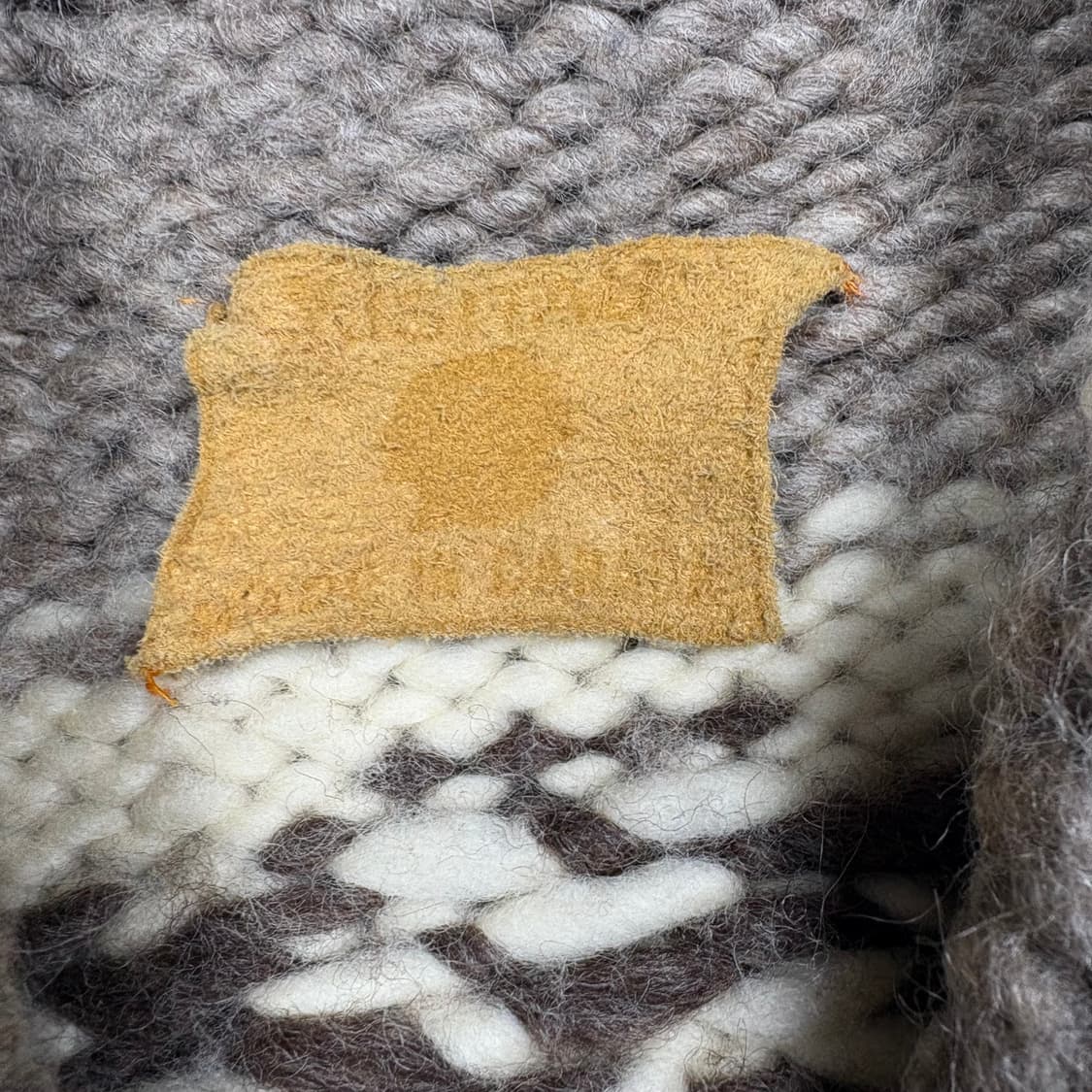 Flyer Hook 썬더버드 패턴 캐나다 코위찬 니트집업 상품이미지5