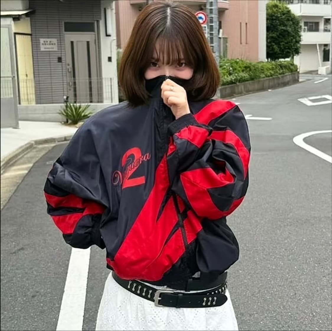 엄브로 - 90s 블루 다이아몬드 드릴 탑 상품이미지9