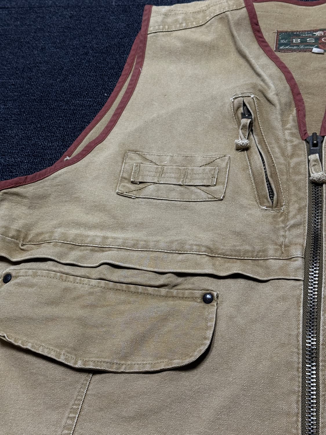 B.S.C.O  워크웨어 데님 멀티포켓 조끼 베스트 상품이미지6