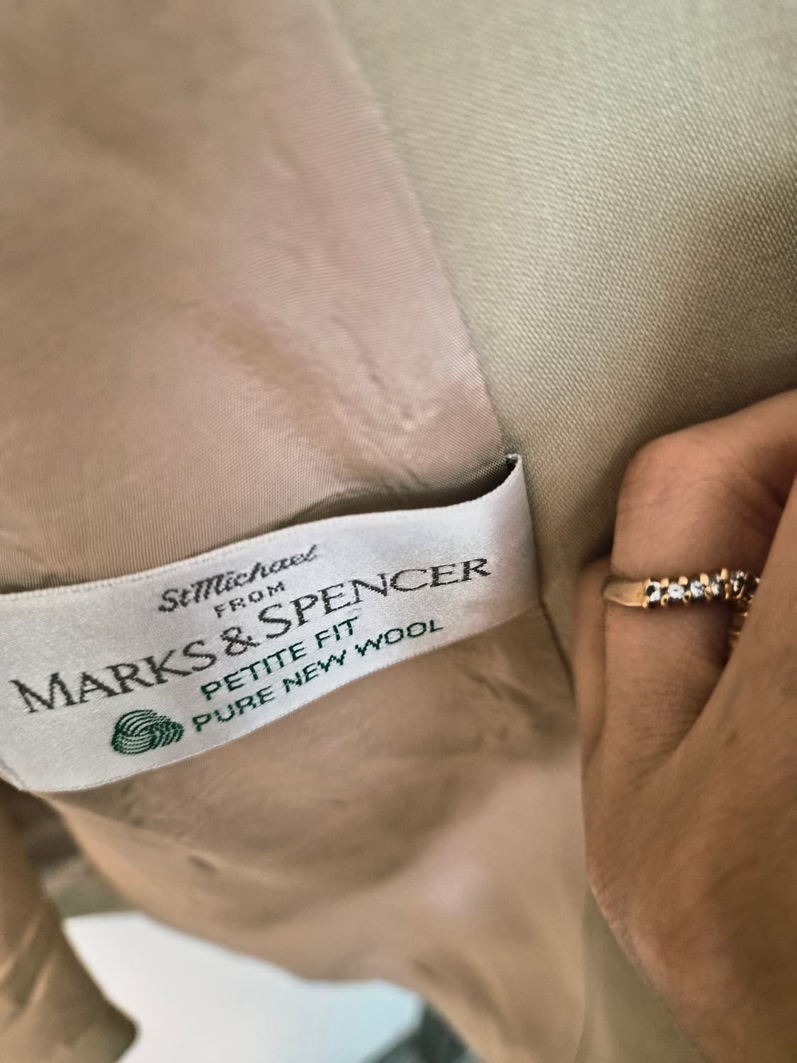 영국제 M&S 금장 더블 울 자켓 (순모 100% / Petite Fit 상품이미지4