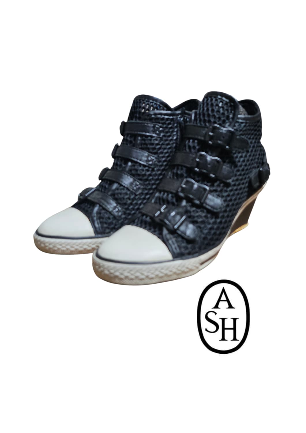 ASH 아쉬 GOSSIP 웨지힐 스니커즈 | 35 | 올블랙 상품이미지1