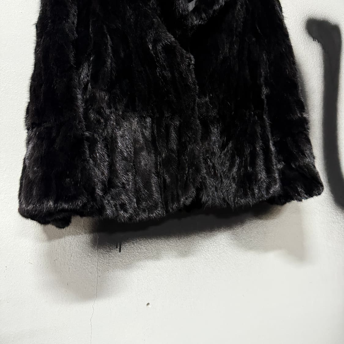 VTG 빈티지 리얼 밍크 블랙 퍼자켓 상품이미지4