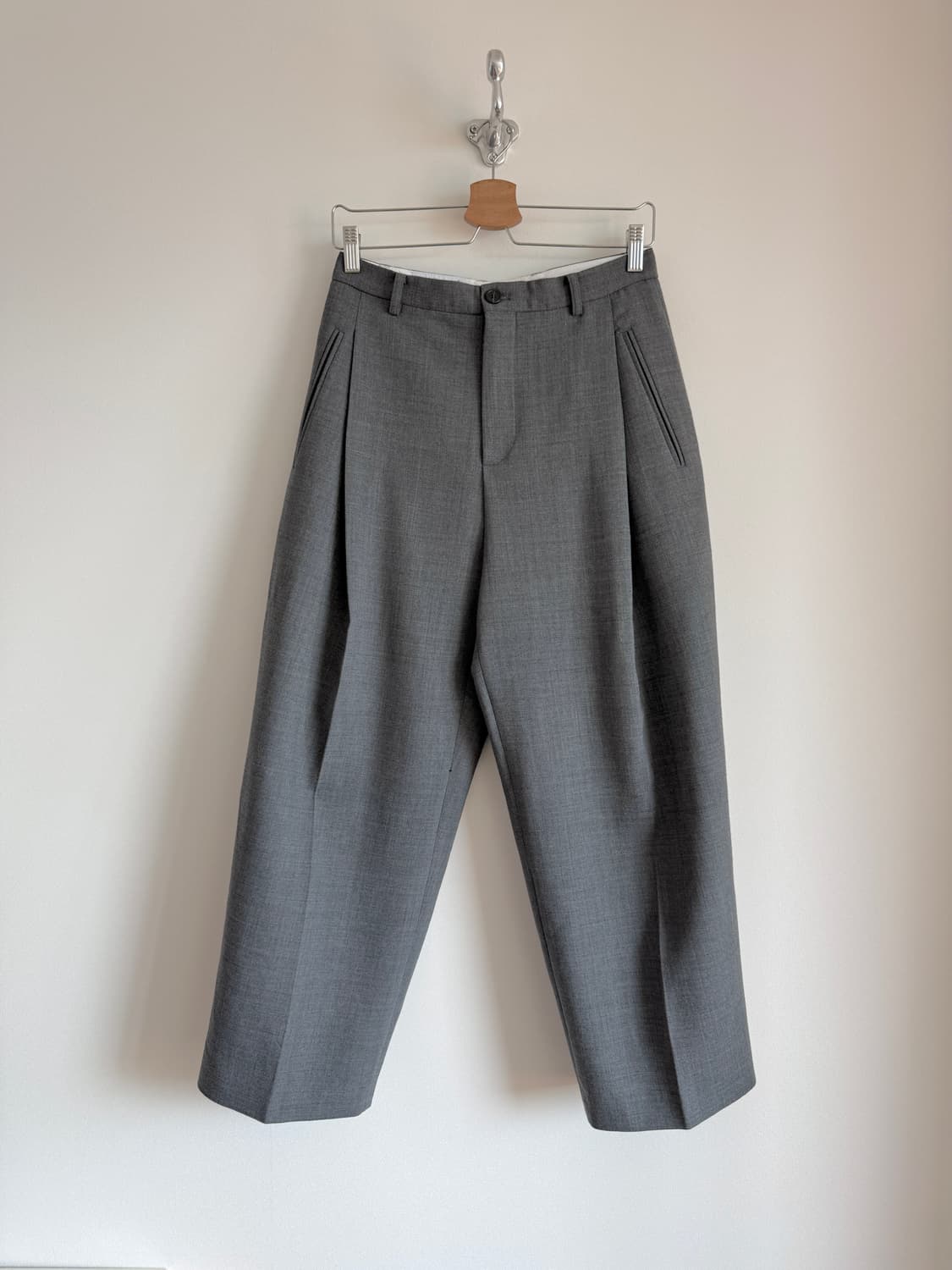 파사드패턴(FACADE PATTERN) 턱 와일드 슬렉스(울블렌드 마크) 상품이미지1