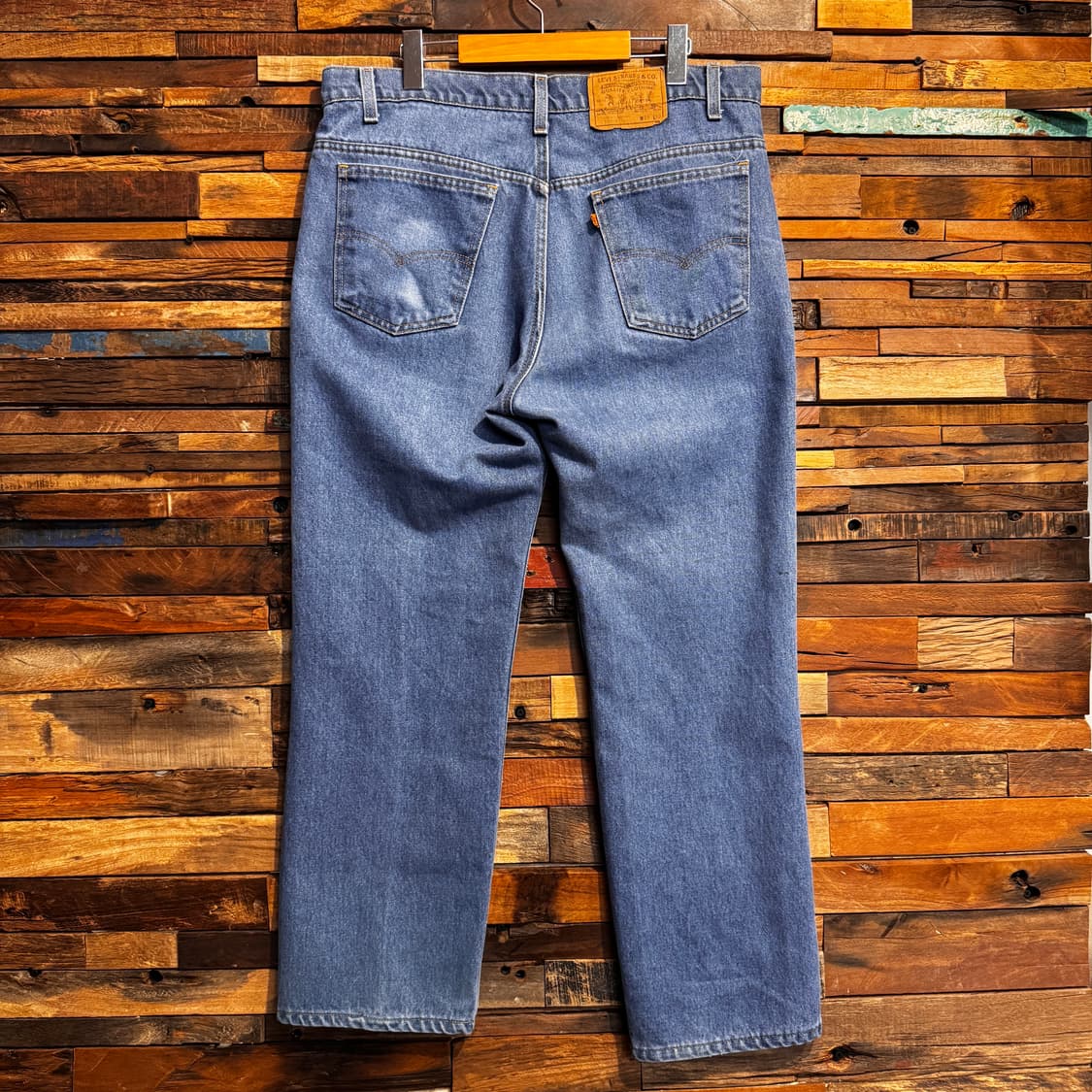80s Levis Orange Tap Denim Made in USA 상품이미지3