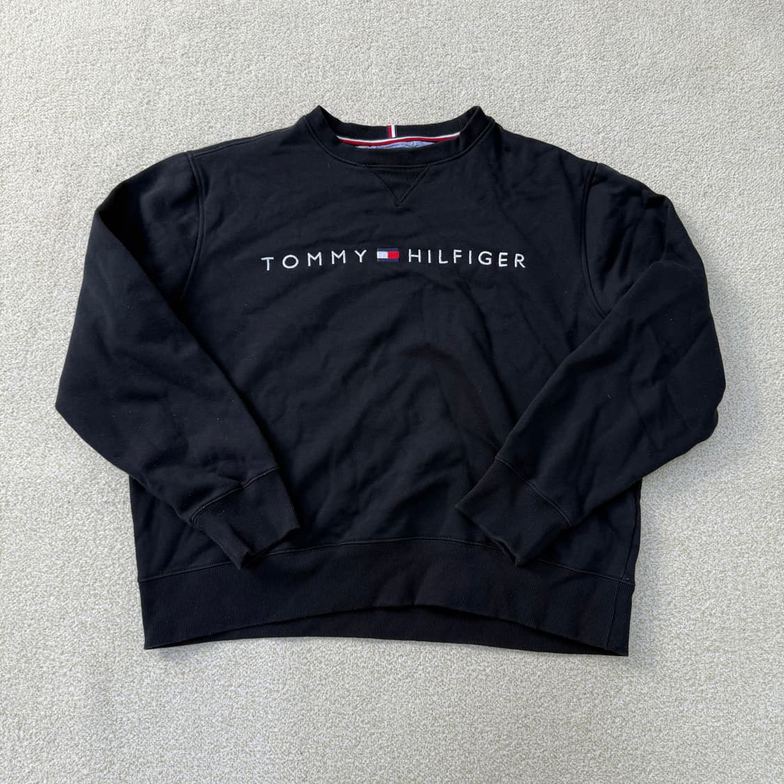 [XL] 타미힐피거 스펠로고 맨투맨 0108T1 상품이미지1