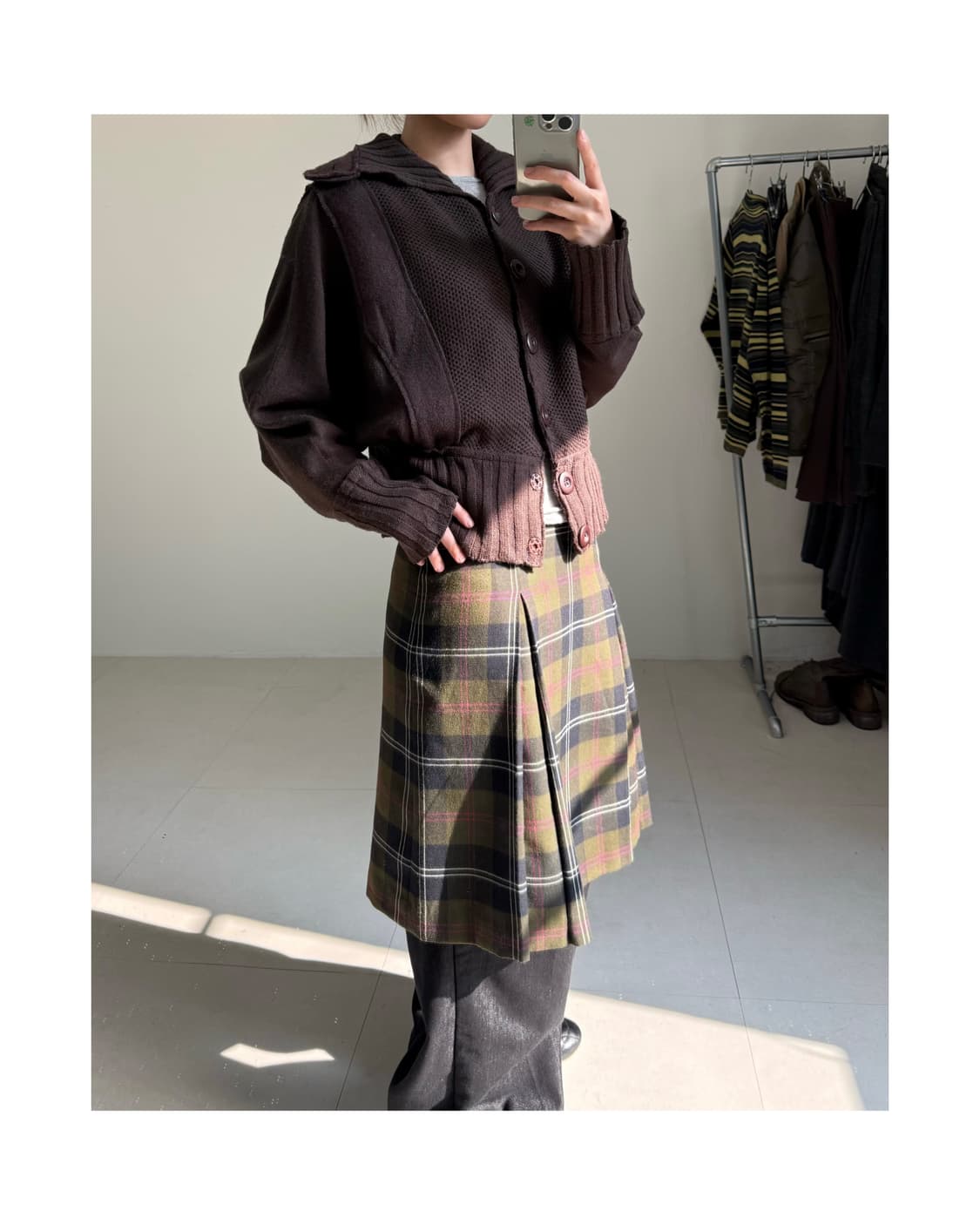 빈티지 울 혼방 가디건 상품이미지2