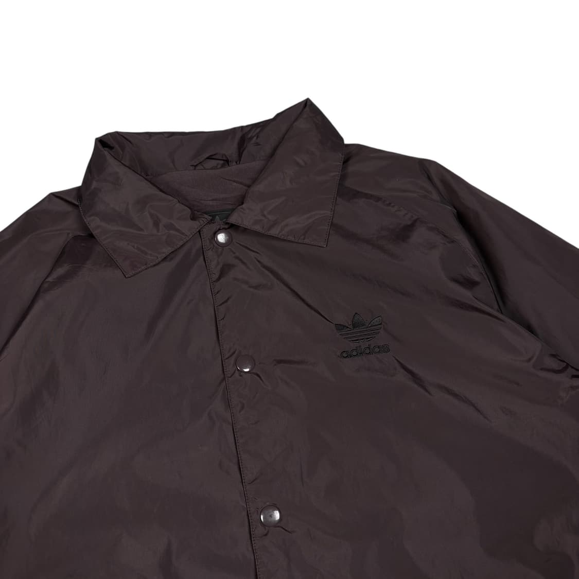 아디다스00‘s 브라운컬러 빅 트레포일 코치자켓 상품이미지4