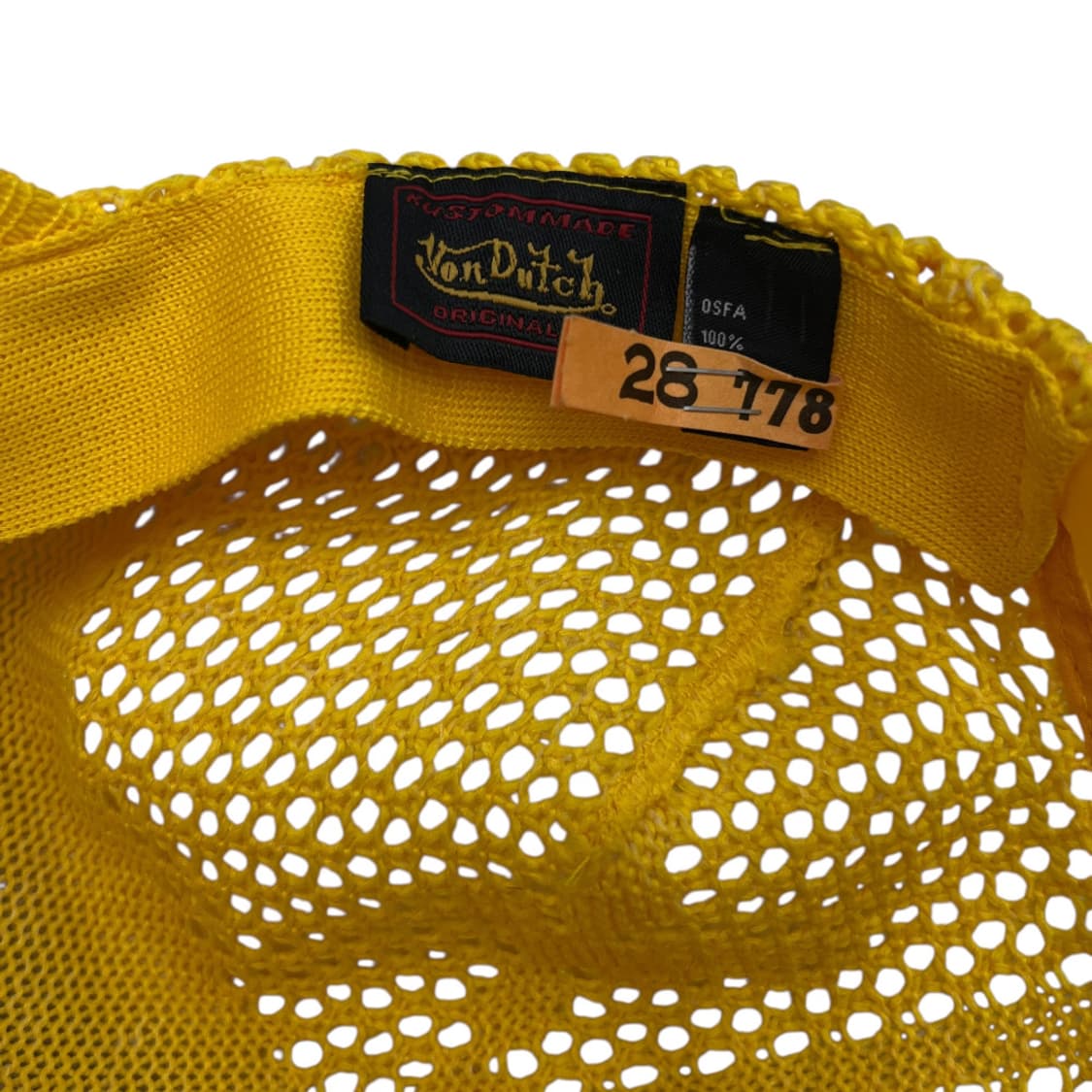 본더치 y2k 옐로우 매쉬 볼캡 상품이미지8