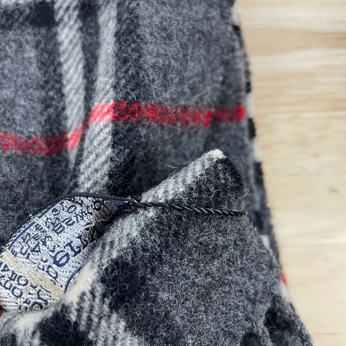 버버리 정품 램스울 머플러 그레이 상품이미지4