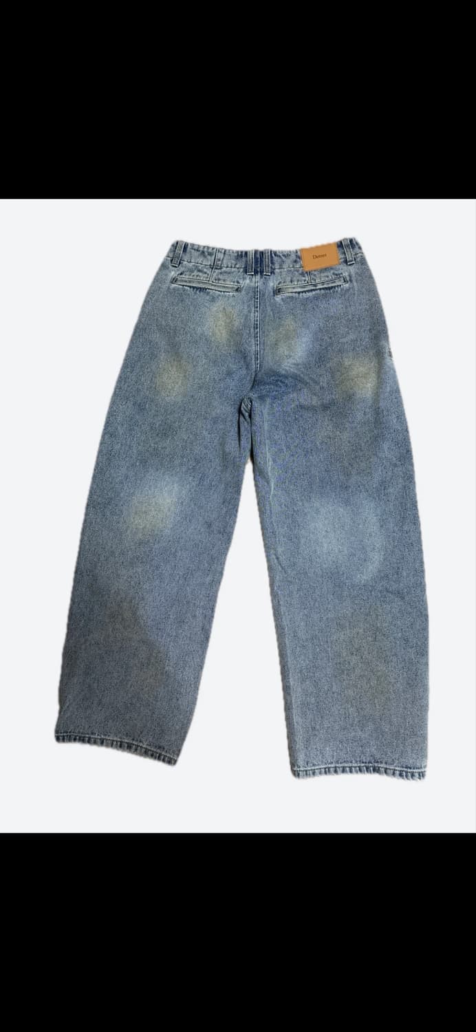 Deinet 다이닛 와이드 커브드 데님 팬츠 S 새제품 상품이미지2