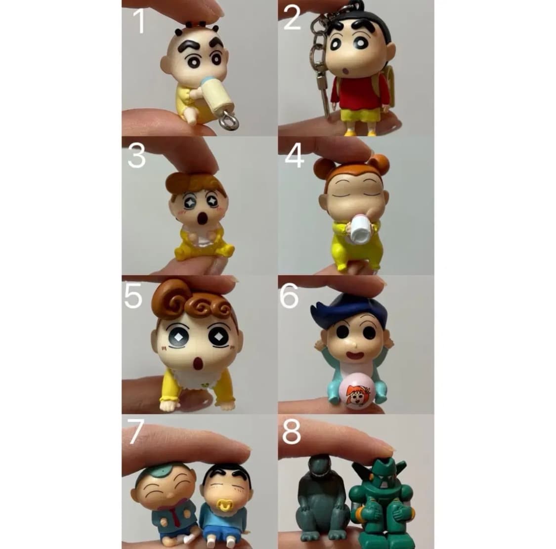 짱구 피규어 키링 상품이미지1