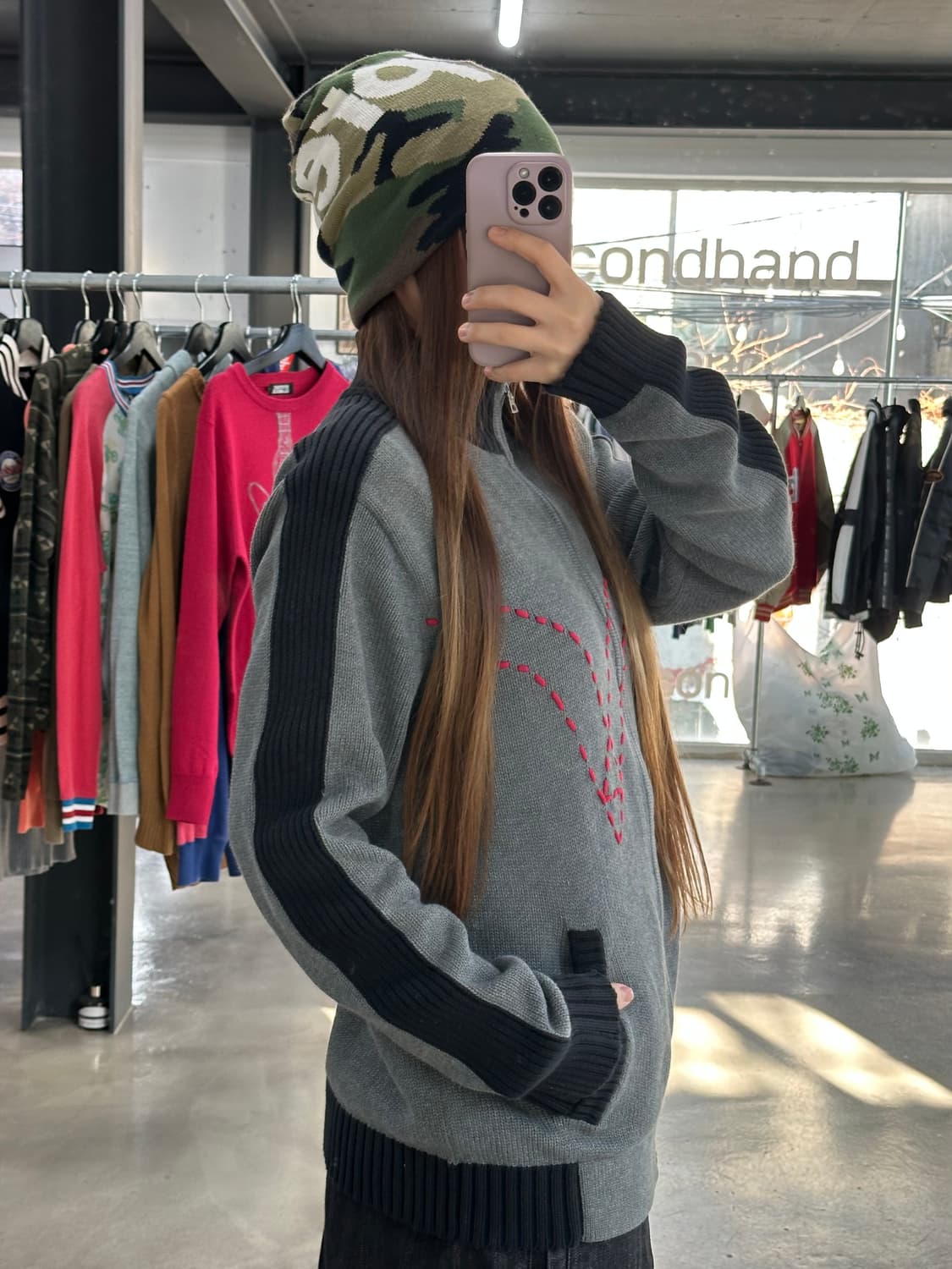 리바이스 이큐에잇 스티치 트랙니트집업 상품이미지3