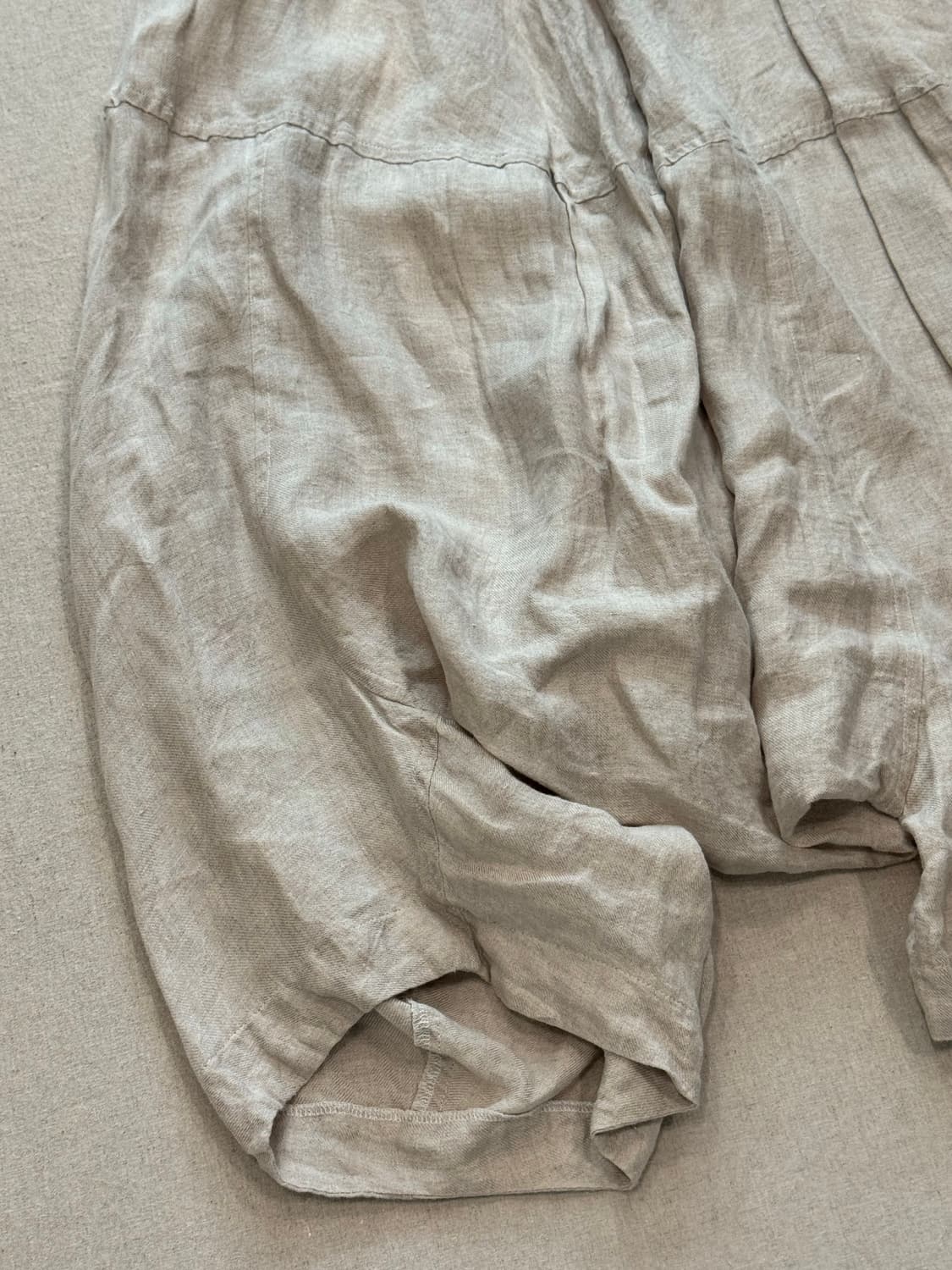 꼼데가르송 꼼꼼 13ss 린넨 비대칭 디컨스트럭티드 스커트 팬츠 상품이미지6