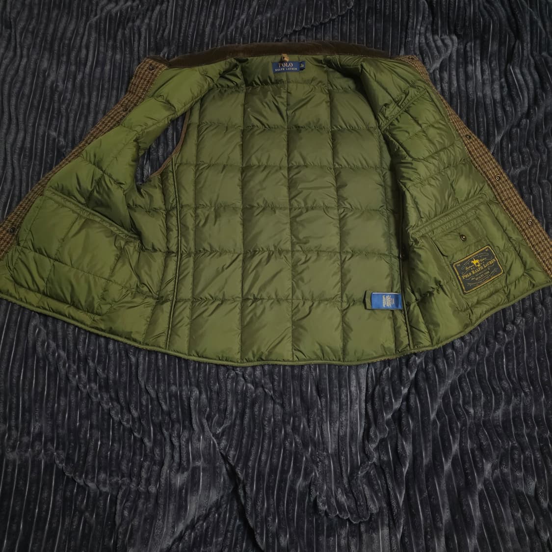 폴로 트위드 덕다운 헌팅베스트 XXL 상품이미지3