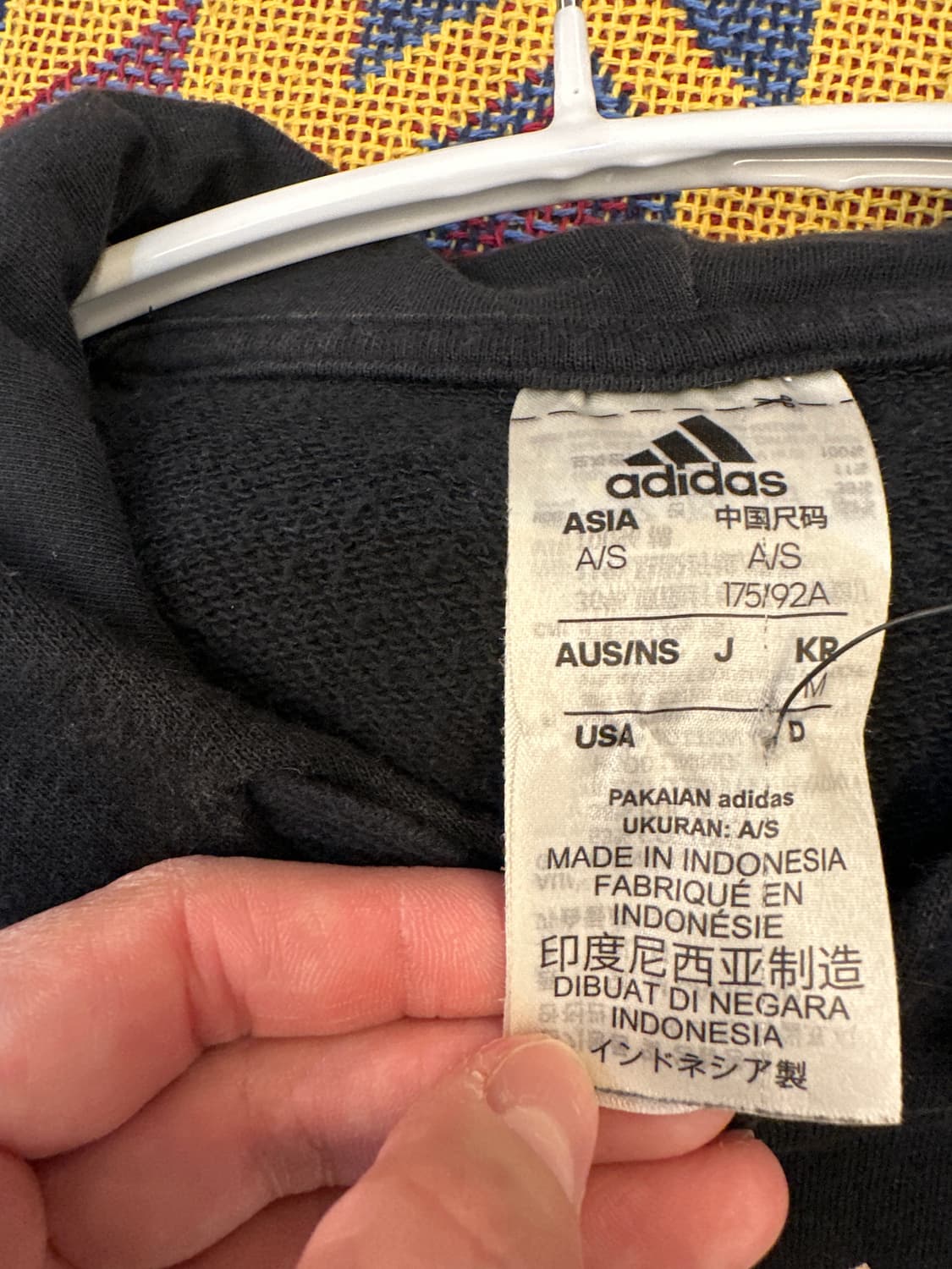 M) 아디다스 카모 프린팅 블랙 후드티 상품이미지3