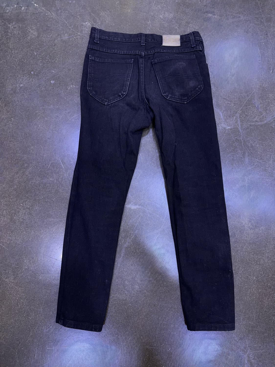 Lee 리 빈티지 블랙 워싱 USA 메이드 테이퍼드핏 블랙진 32 상품이미지2