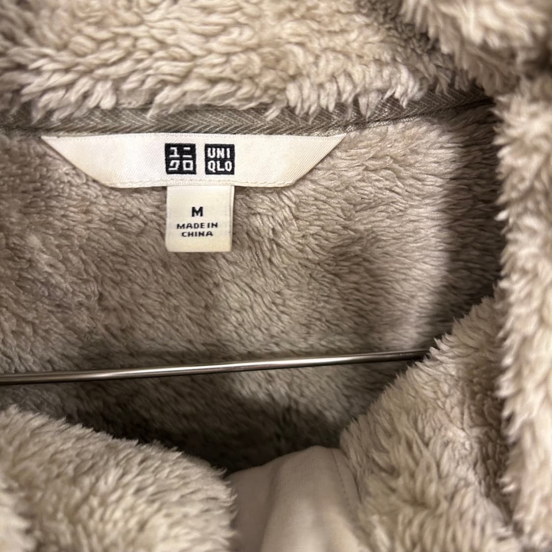 유니클로 체스트포켓 하이넥 모헤어 플리스 상품이미지3